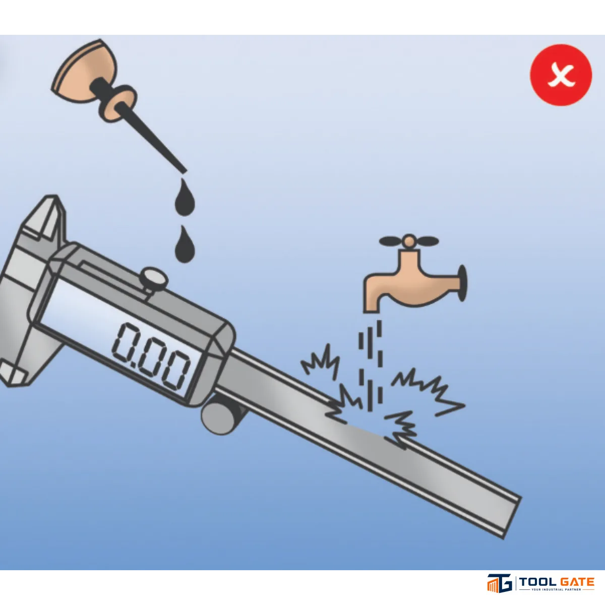 بكوليز ديجيتال - Digital Caliper 6 بوصة 150 مم يونيور سلوفيني موديل 271A