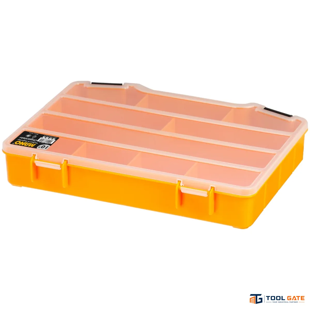حافظة ادوات بالستيك 10 بوصة مقاس 44×200×251 مم ماركة مانو صناعة تركي SKU: ORG-10