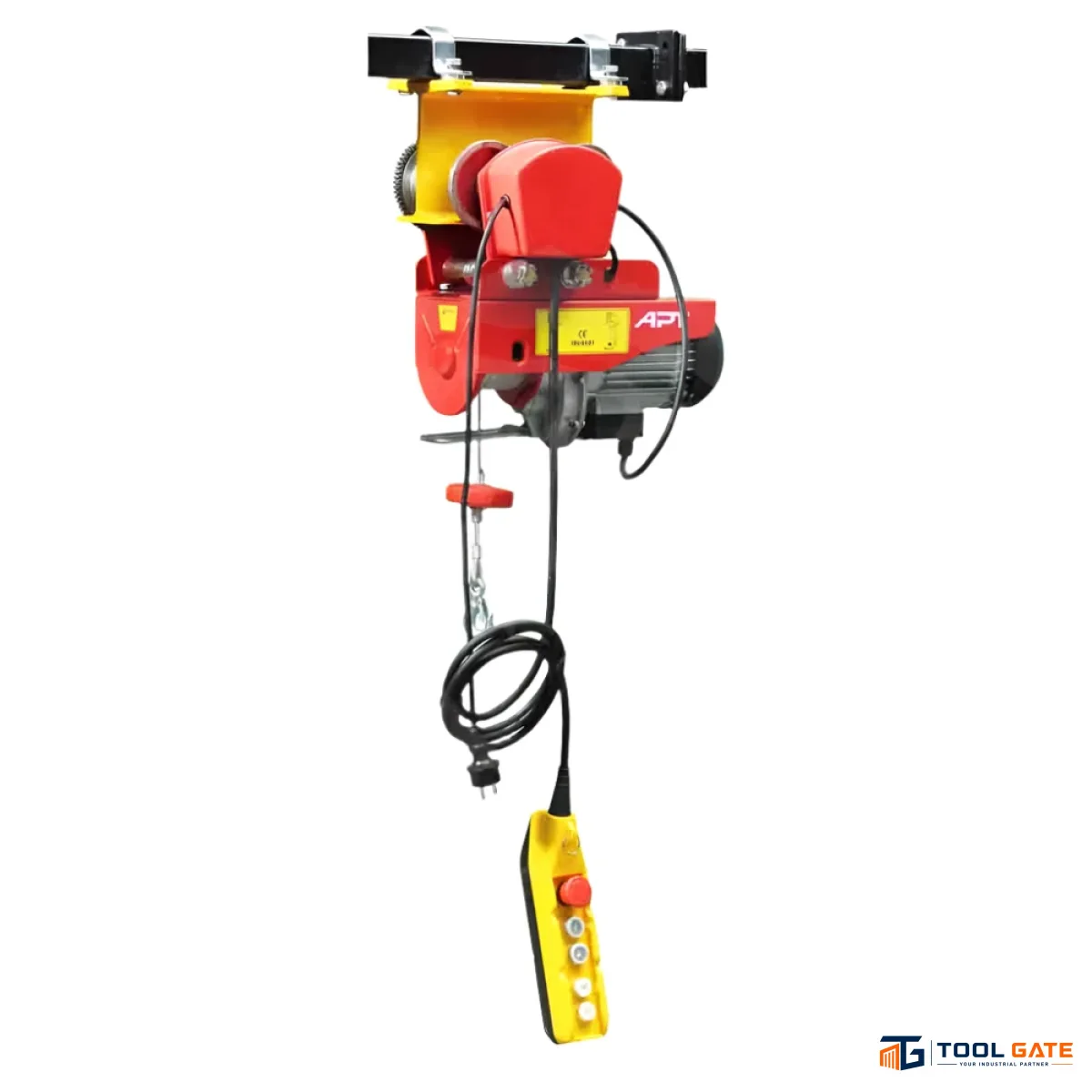 ونش واير كهرباء 4 حركة 1800 وات حمولة 1200 كجم 10 متر مجوز / 600 كجم 20 متر مفرد APT HDGD-1200C