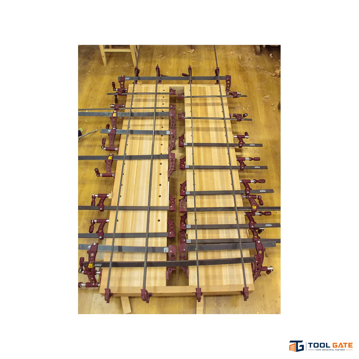 قمطة تثبيت PIHER Maxipress F Heavy-Duty Clamp بطول 80 سم وعمق فك 12 سم – موديل 60080