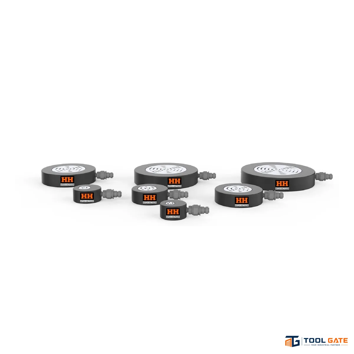 جاك هيدروليك Ultra Flat 100 طن HITCH HICTOOR HHYG-10010CGB ضغط 1500 بار