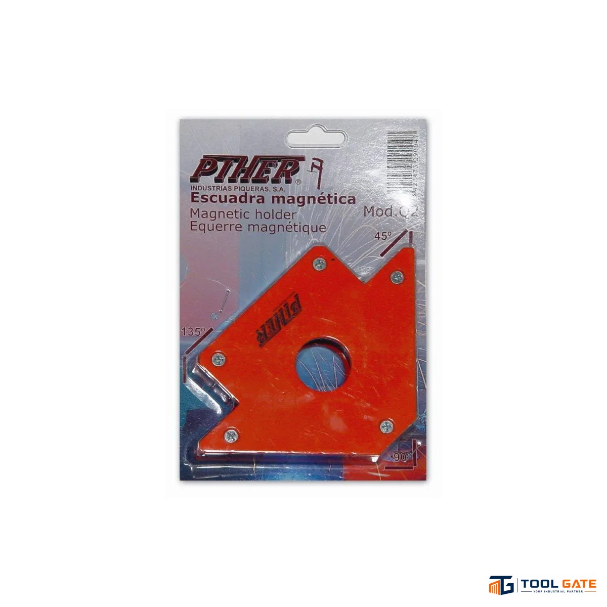 زاوية تجميع لحام مغناطيسية PIHER Magnetic Welding Angle Q1 مقاس 15 سم – موديل 29003