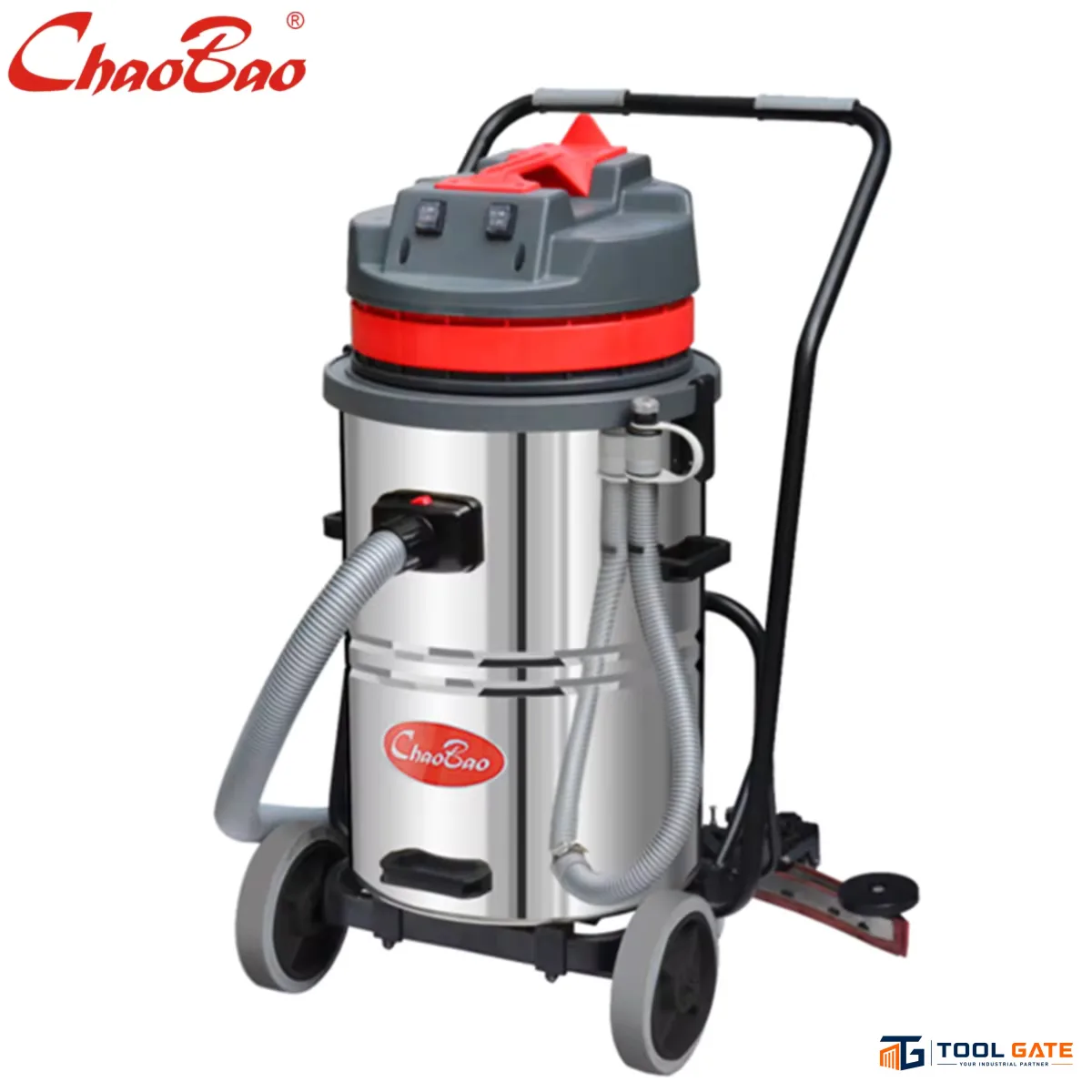 مكنسة شفط مياه وأتربة ChaoBao CB80-3  سعة الخزان 80 لتر 3 موتور شاوباو صيني خدمة شاقة