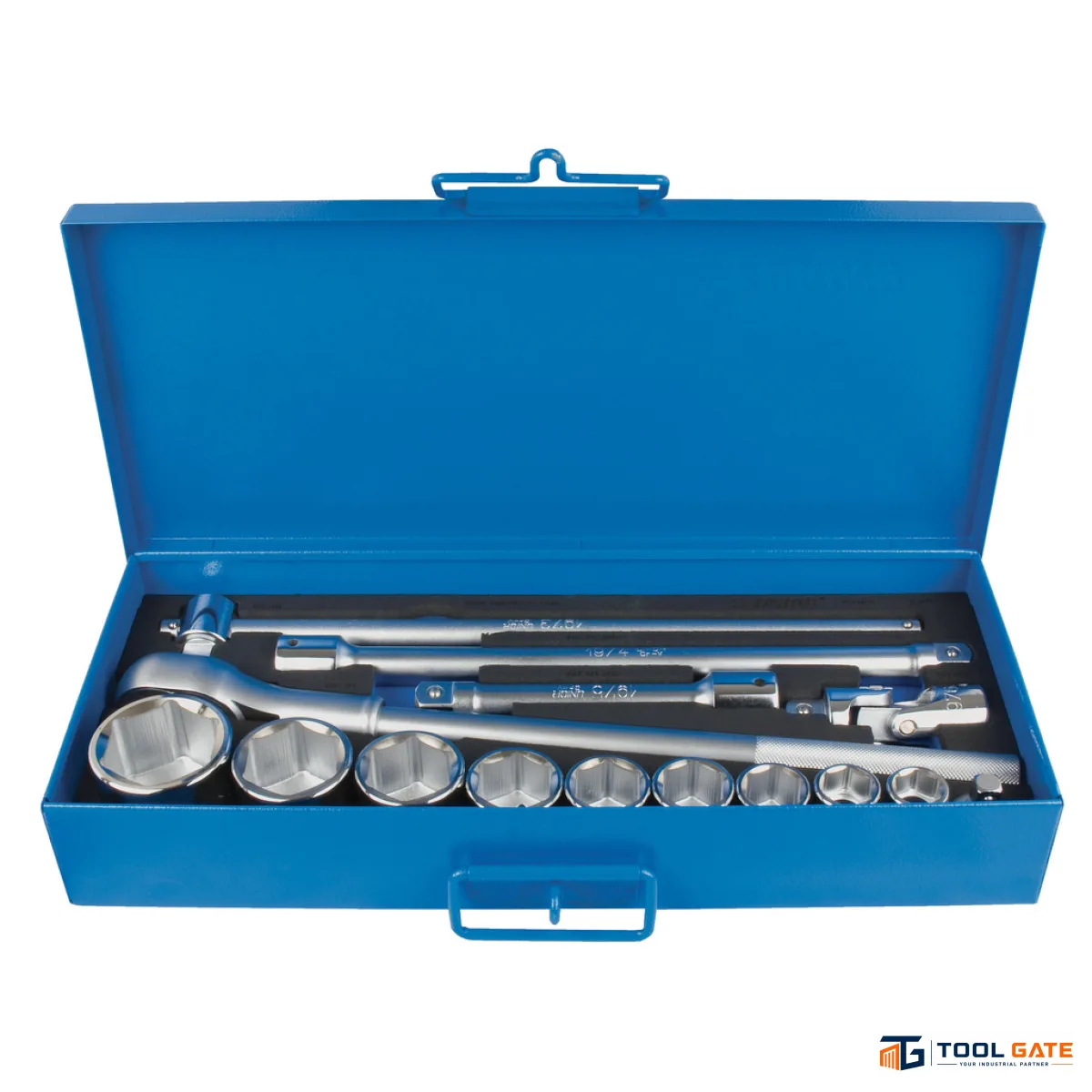 طقم لقم - Socket Set 3/4 بوصة 15 قطعة 22–55 مم يونيور سلوفيني موديل 197MB4