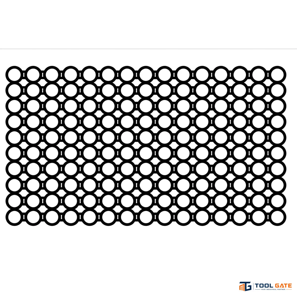 مشاية أرضيات كاوتشوك مقاس 1 متر × 1 متر