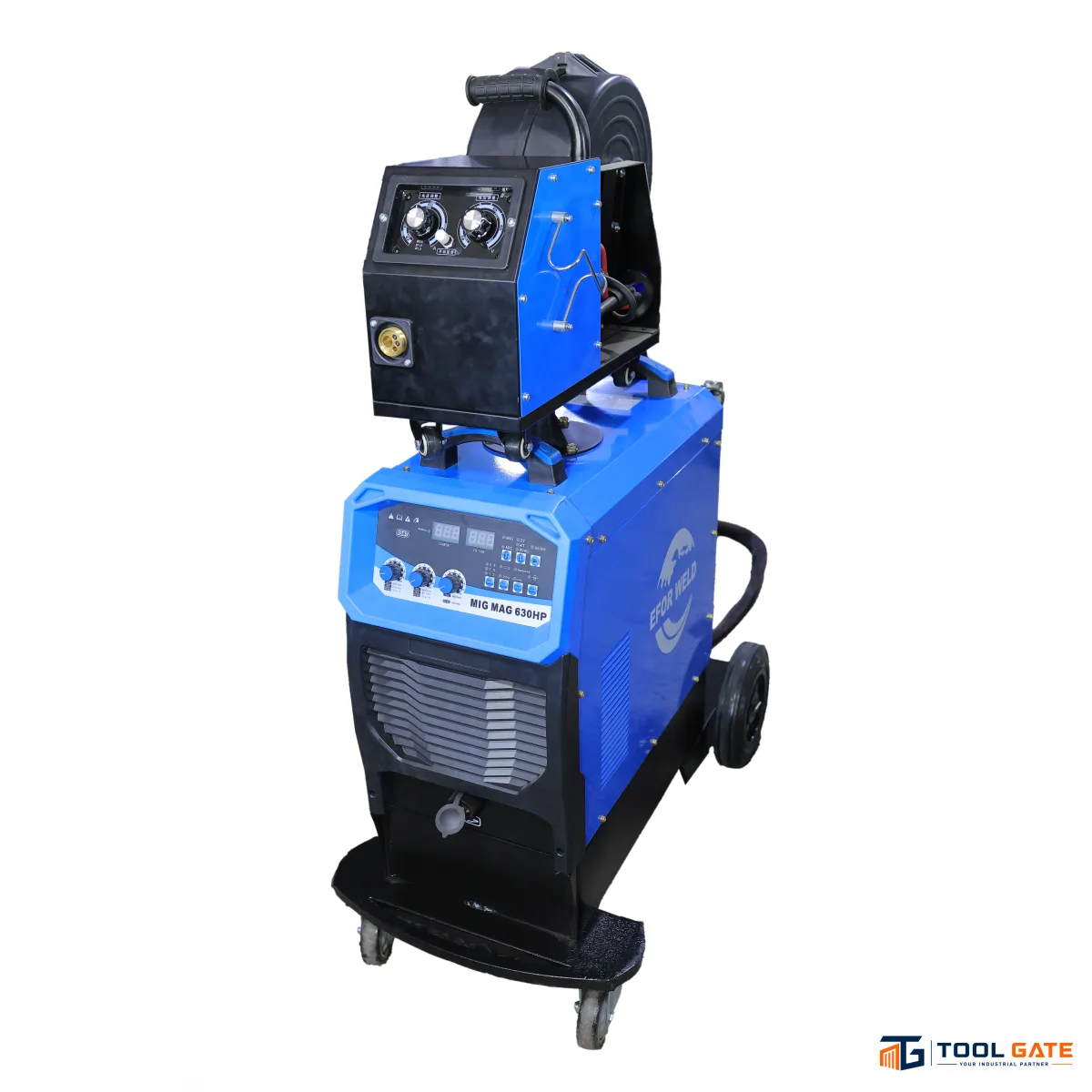 ماكينة لحام MIG MAG إنفرتر 630 أمبير صناعية ثقيلة تركية مع واير فيدر EFOR WELD 630HP