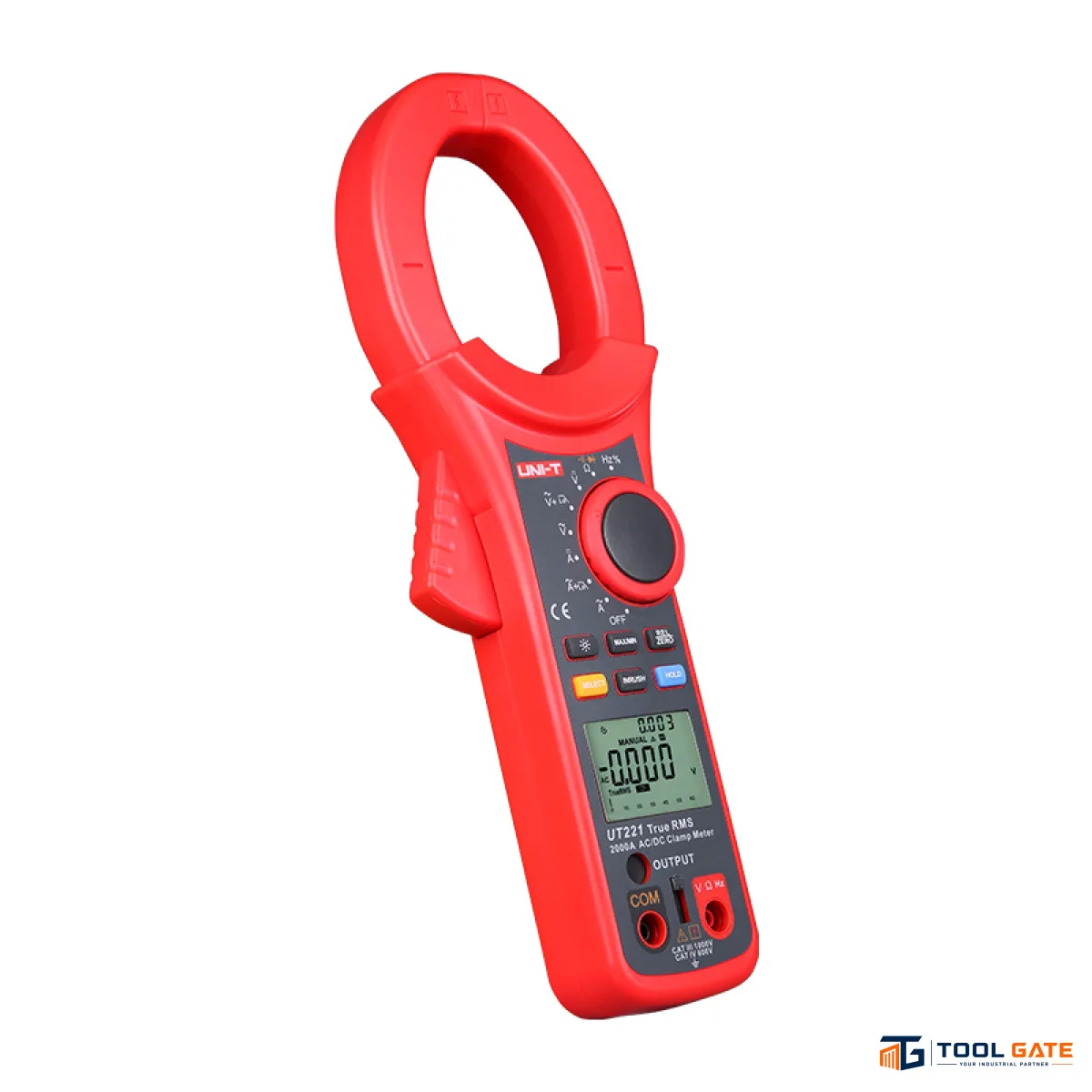كلامب ميتر رقمي True RMS 2000 أمبير 1000 فولت UNI-T UT221