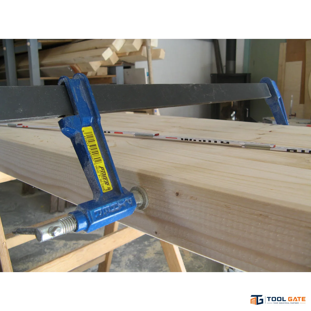 قمطة تثبيت بيهر اسباني PIHER F Classic Screw Clamp بطول 60 سم وعمق فك 12 سم – موديل 4060