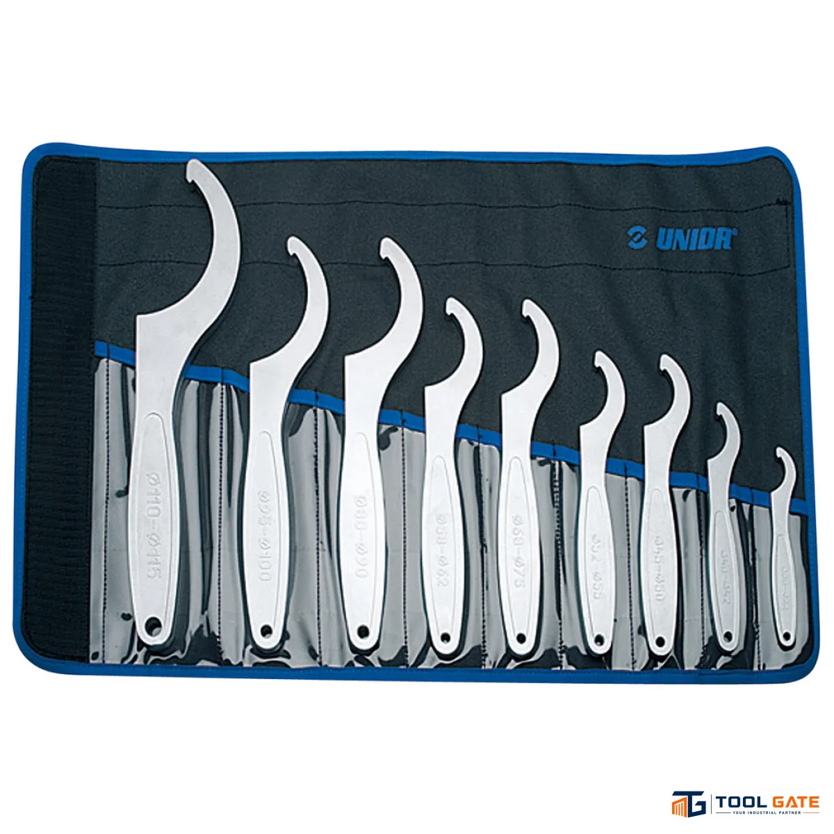 طقم Hook Wrench 9 قطع يونيور سلوفيني موديل 255/2CT