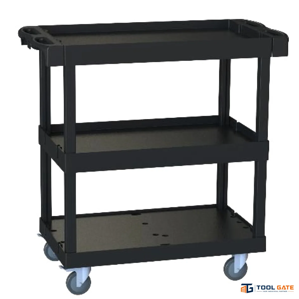 تروللي خدمة متعدد الاستخدامات  3 رفوف الماني BOSS ECO BLACK H 551
