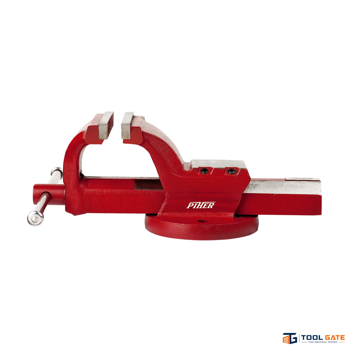 منجلة تثبيت اسباني صلب بالكامل PIHER All-Steel Bench Vice مقاس 5 بوصة، خدمة شاقة – موديل 55125