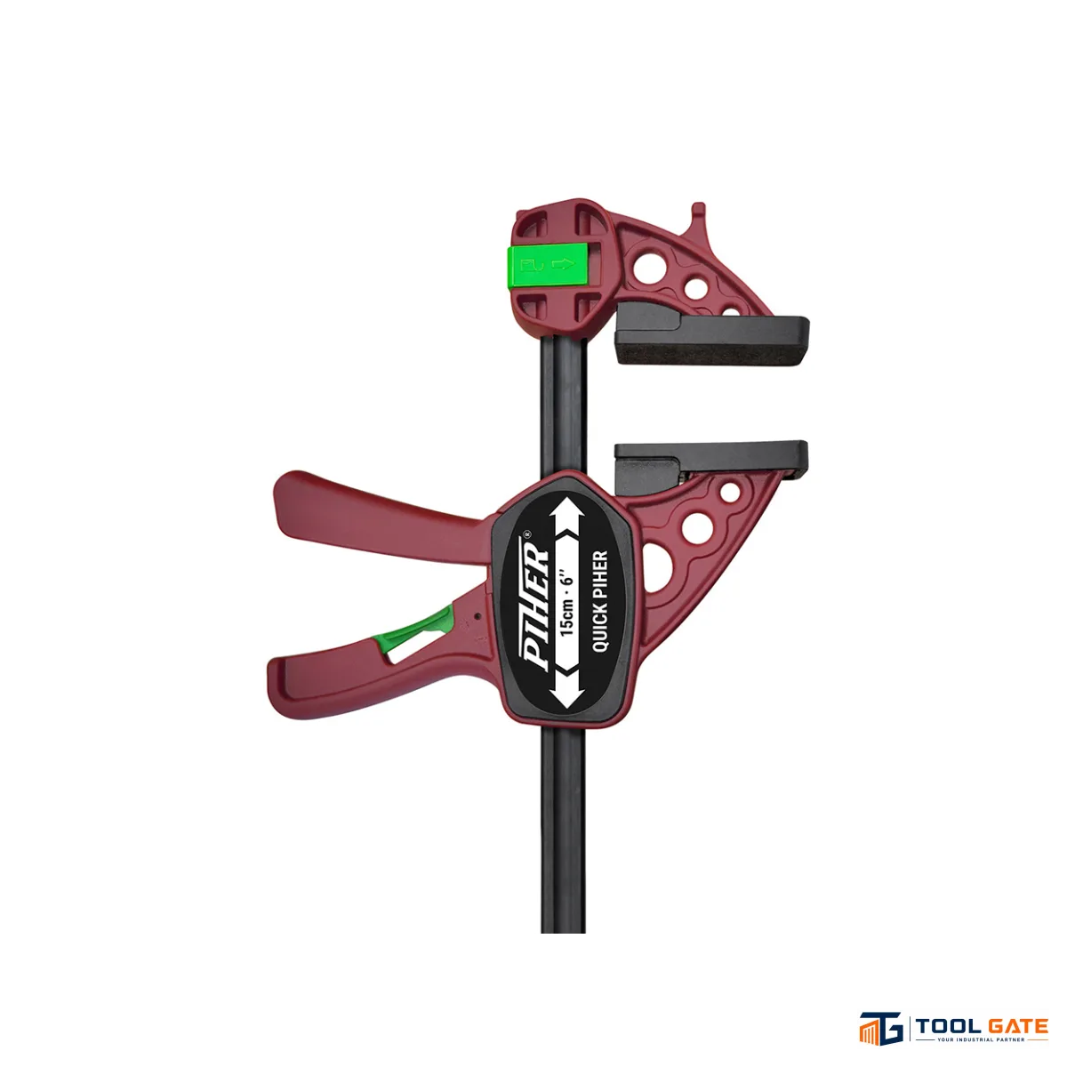 قمطة تثبيت سريعة ميني PIHER Mini Quick Clamp بطول 15 سم وعرض فك 5.5 سم – موديل 52415