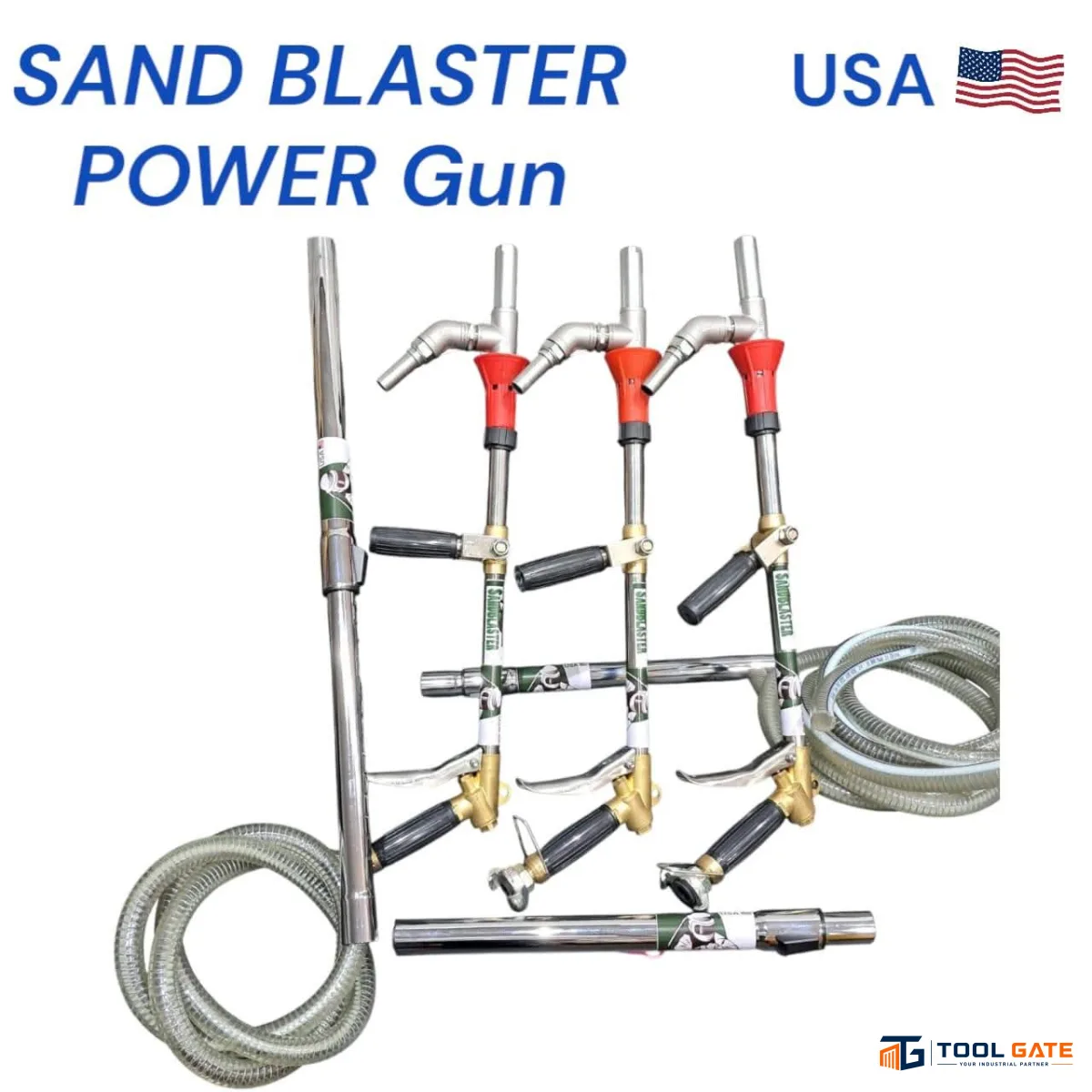 مسدس ترميل وسفع سريع بالشفط المباشر Sand Blaster Power Gun  أمريكي | Sand Blaster Power Gun