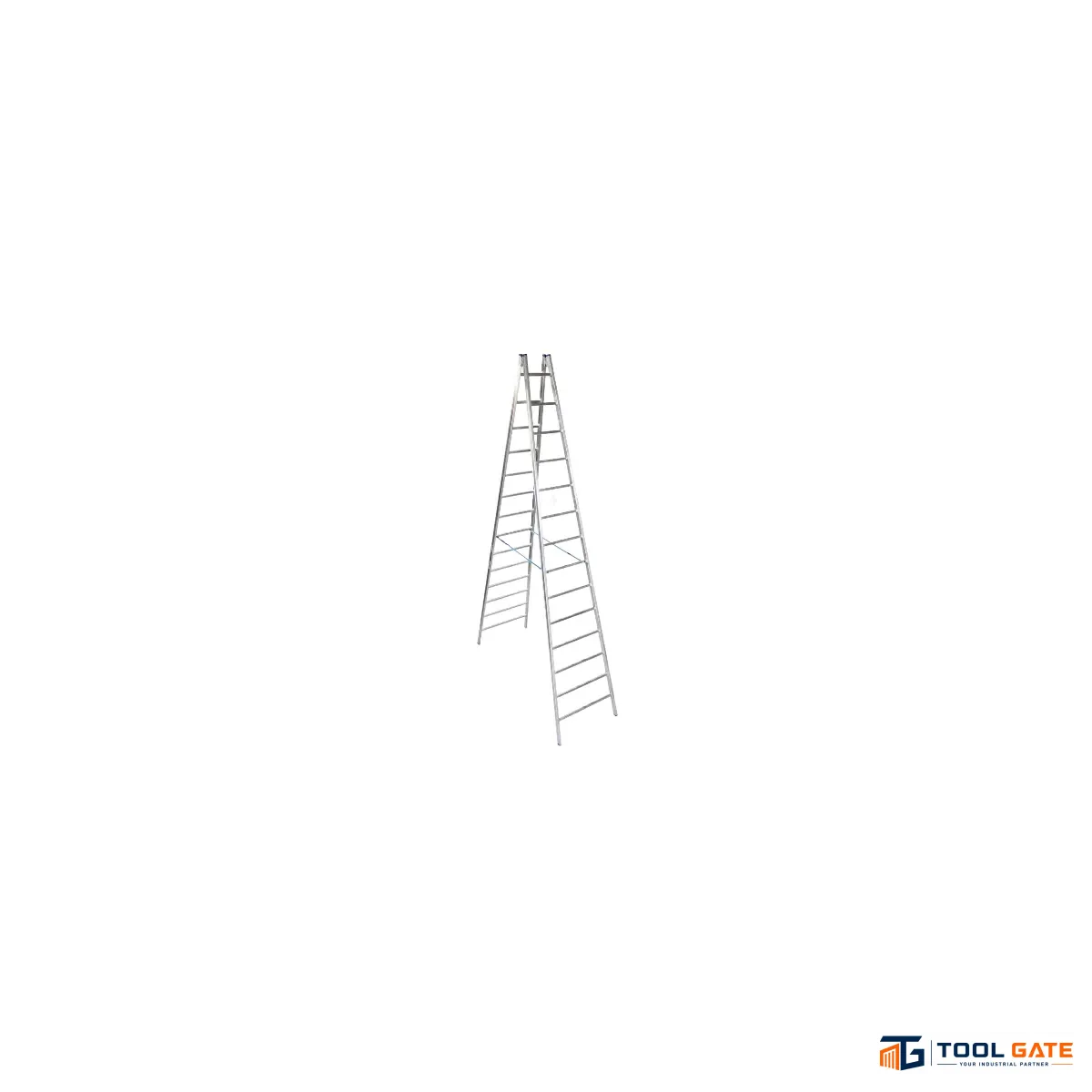 سلم ألومنيوم مزدوج METAFORM موديل 32-12 – ارتفاع 3.80 متر – 12 درجة