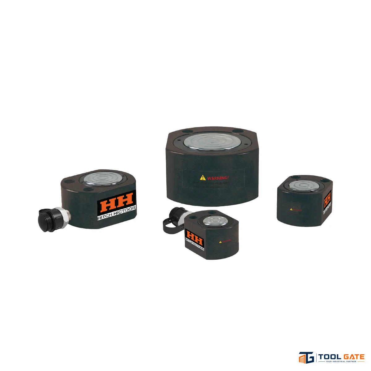 جاك هيدروليك منخفض الارتفاع 30 طن HITCH HICTOOR HHYG-30B مشوار 13 مم ضغط 700 بار