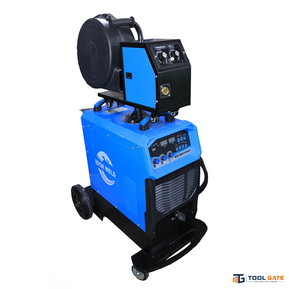 ماكينة لحام MIG MAG إنفرتر 630 أمبير صناعية ثقيلة تركية مع واير فيدر EFOR WELD 630HP