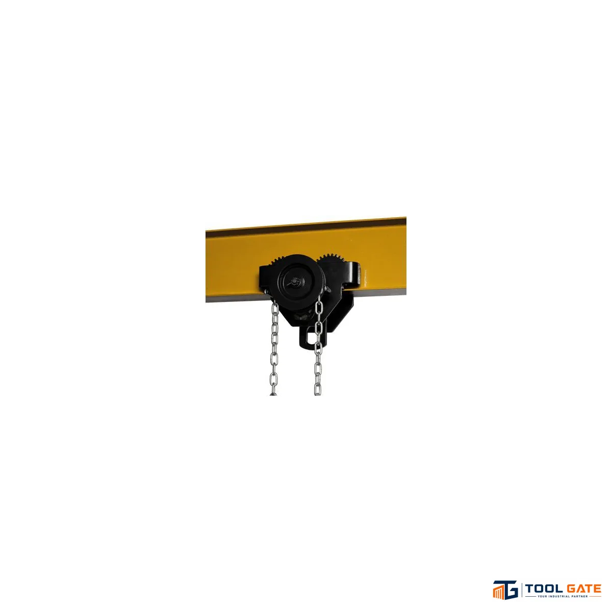 ترولي يدوي بجنزير حمولة 5 طن اتش اتش انجليزي Geared Travel Trolley GCL5T