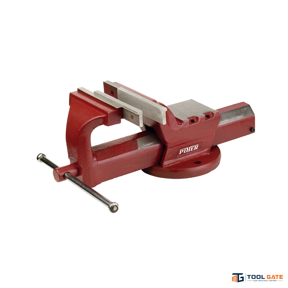 منجلة تثبيت صلب بالكامل اسباني PIHER All-Steel Bench Vice مقاس 6 بوصة، خدمة شاقة – موديل 55150