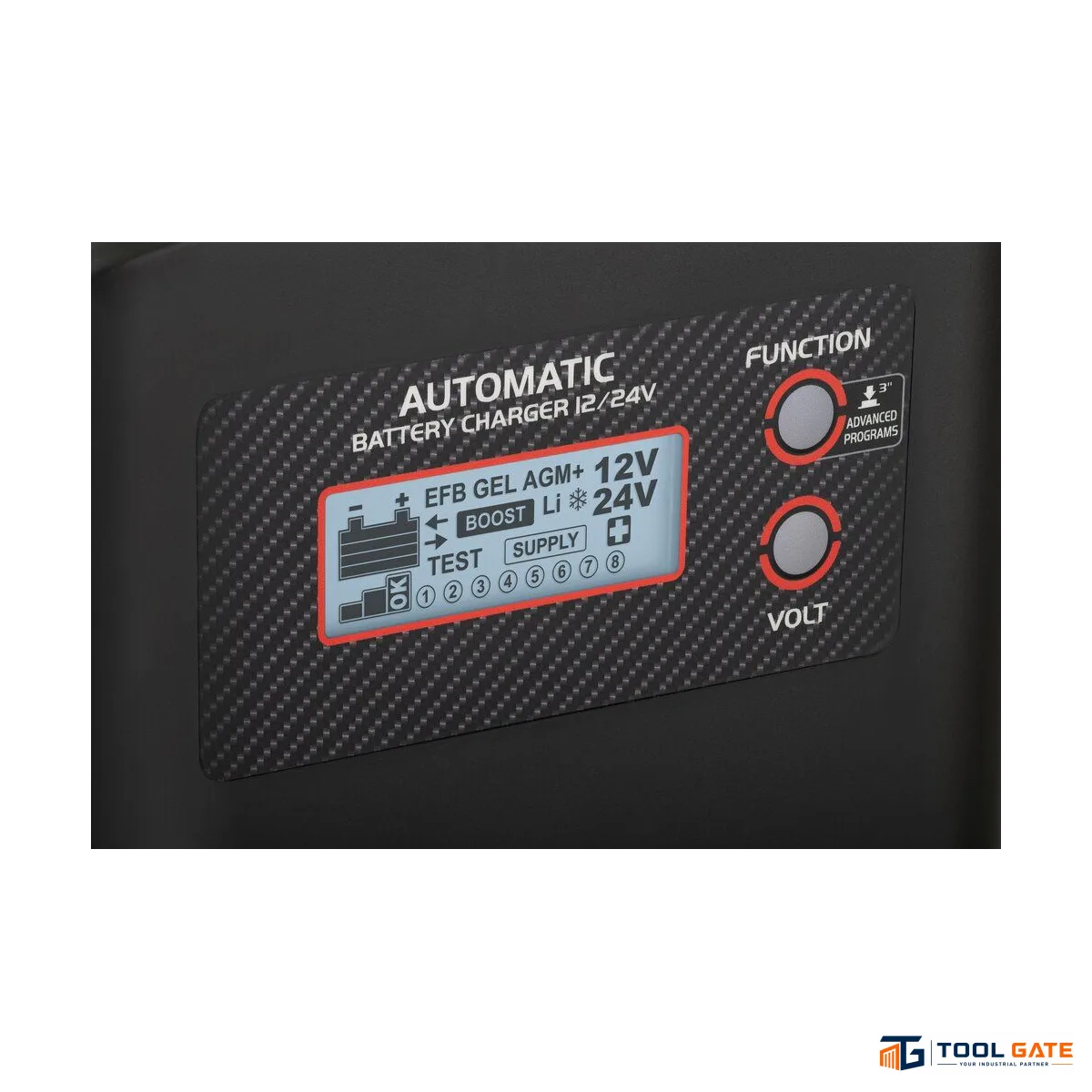 تنجر شحن وتقويم مارش 45 أمبير 12/24 فولت تيلوين ايطالي Telwin PULSE 50 – 12/24V 45A Multi-Functional Battery Charger, Maintainer & Tester with BOOST
