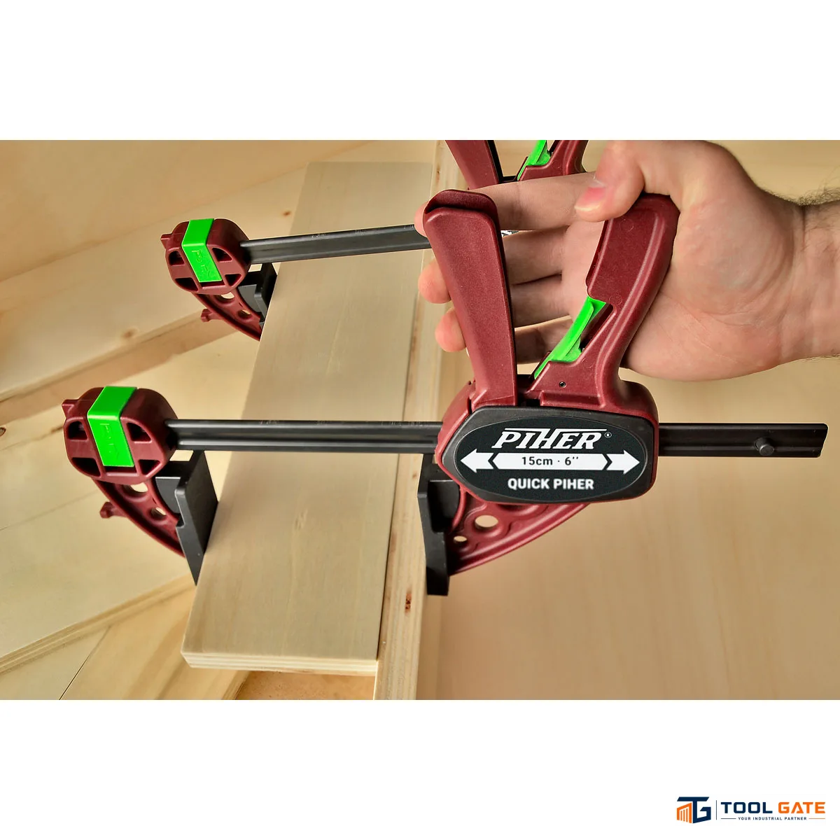 قمطة تثبيت سريعة PIHER Quick Clamp بطول 30 سم وعرض فك 8 سم – موديل 52630
