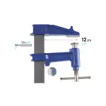 قمطة تثبيت لولبية PIHER F Classic Screw Clamp بطول 150 سم وعمق فك 12 سم – موديل 4150
