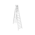 سلم ألومنيوم مزدوج METAFORM موديل 32-9 – ارتفاع 2.90 متر – 9 درجات