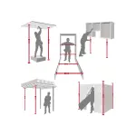 يد مساعدة تلسكوبية PIHER MAXIProp P1 Telescopic Support Prop بطول قابل للضبط من 60 إلى 100 سم – موديل 30010