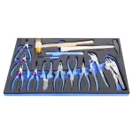 طقم بنس وشواكيش متنوعة 14 قطعة - Pliers & Hammer Set يونيور سلوفيني موديل 964/51SOS