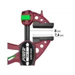 قمطة تثبيت سريعة PIHER Quick Clamp بطول 15 سم وعرض فك 8 سم – موديل 52615